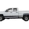 Rocker panel stripes decals graphics compatible with Chevrolet Silverado 2500HD 2015-2019