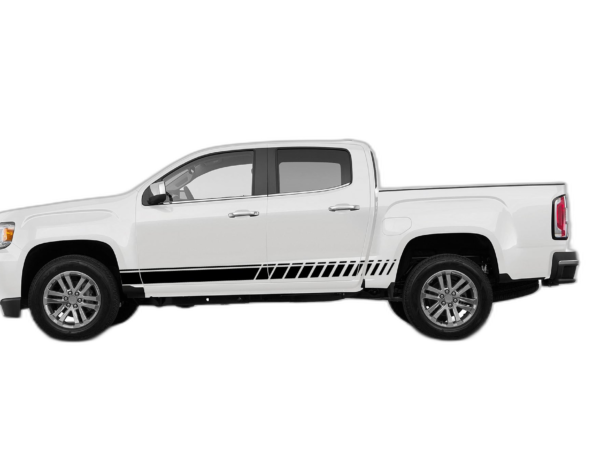 Rocker panel stripes decals graphics compatible with GMC Canyon 2015-2022