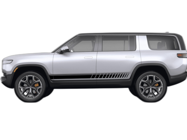 Rocker Panel Stripes Decals Graphics for Rivian R1S
