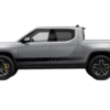 Rocker panel stripes decals graphics compatible with Rivian R1T