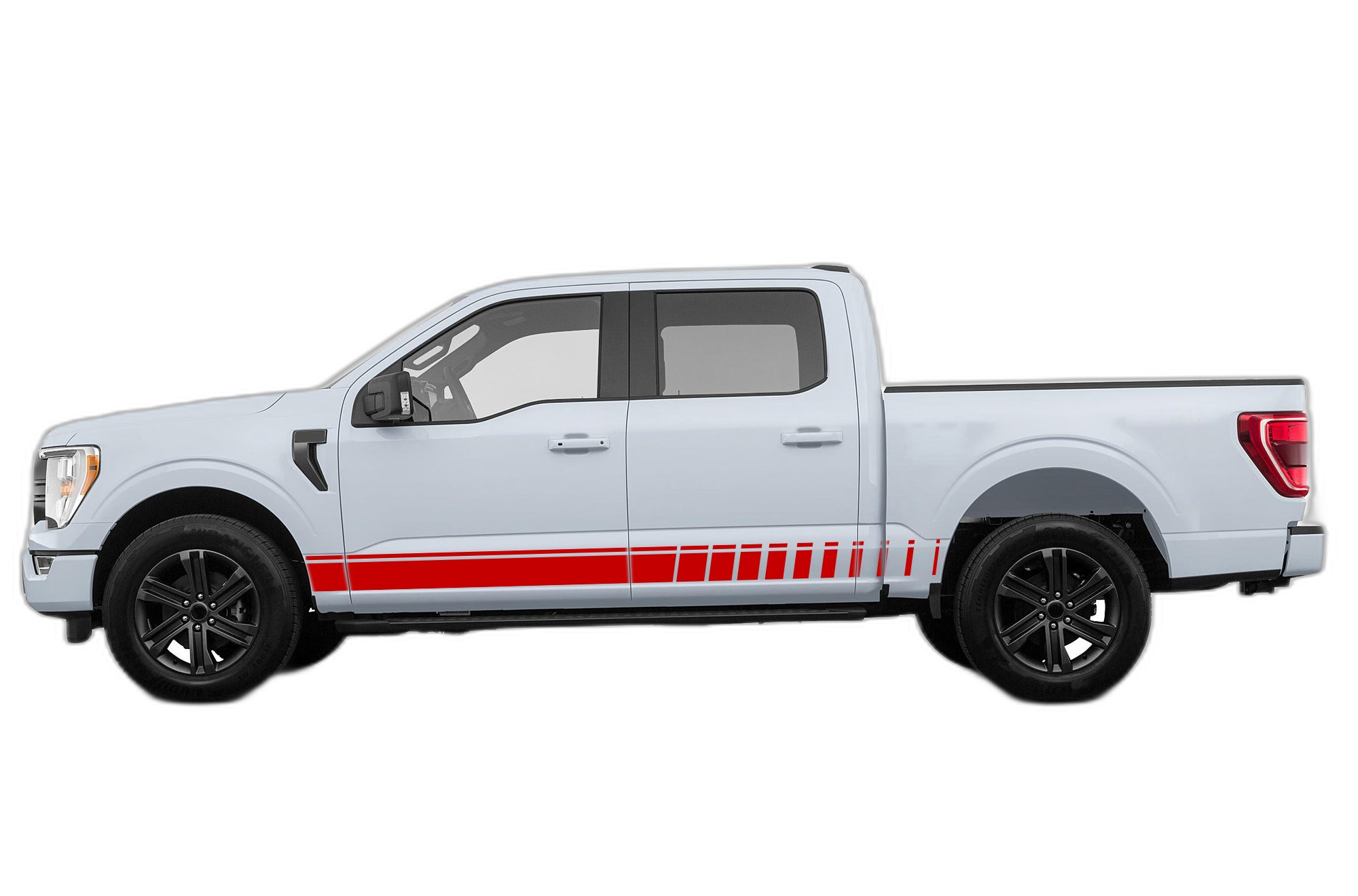 Rocker Panel Side Stripes Decals Graphics for Ford F150 - Image 2