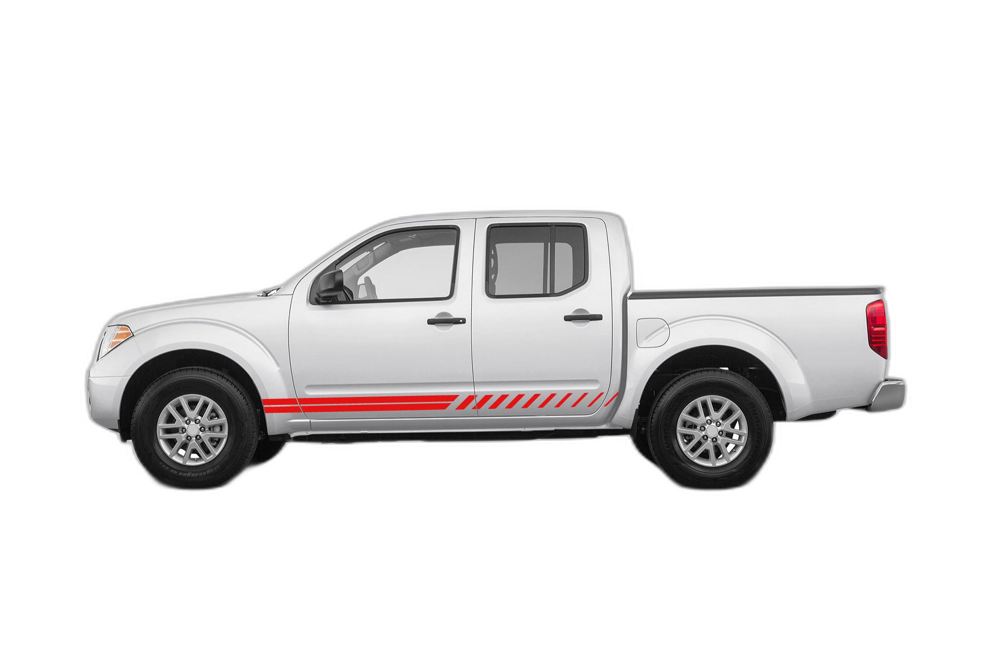 Rocker lower panel stripes side decals graphics compatible with Nissan Frontier 2005-2021 - Image 2