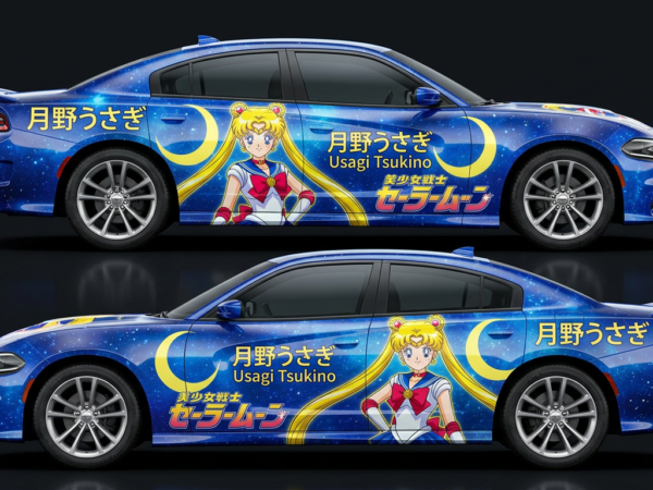 ✨🌙 Sailor Moon Magical Star Car Wrap