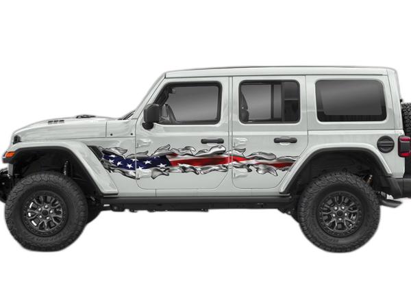 Scratch Side Decals Graphics for Jeep Wrangler JL