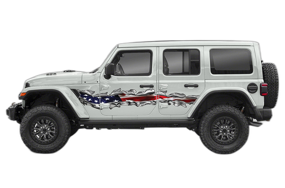 Scratch Side Decals Graphics for Jeep Wrangler JL