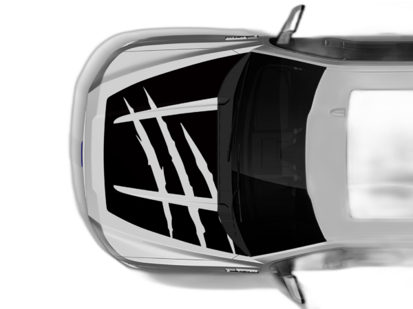 Scratches full hood decals graphics compatible with Ford F150 2015-2020