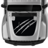 Scratches hood graphics decals compatible with Jeep Gladiator JT