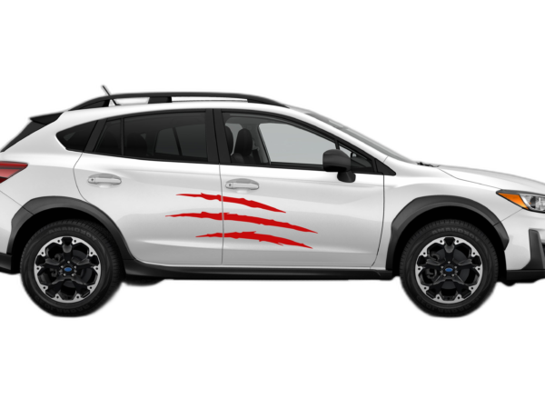 Scratches side graphics decals compatible with Subaru Crosstrek 2018-2023