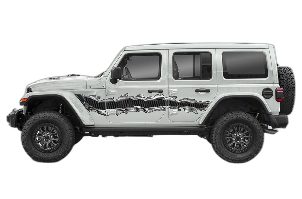 Scratch Side Decals Graphics for Jeep Wrangler JL - Image 4
