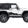 Shred stripes decals graphics compatible with Jeep Wrangler JK 2 doors