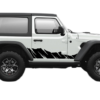 Shred Stripes Door Graphics for Jeep Wrangler JL 2 Doors