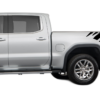 Shredded side bed decals graphics compatible with GMC Sierra