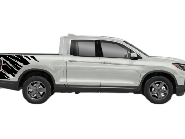 Shredded Side Bed Decals Graphics for Honda Ridgeline