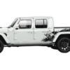 Side back bull splash graphics decals compatible with Jeep Gladiator JT
