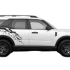 Side back splash graphics decals compatible with Ford Bronco Sport