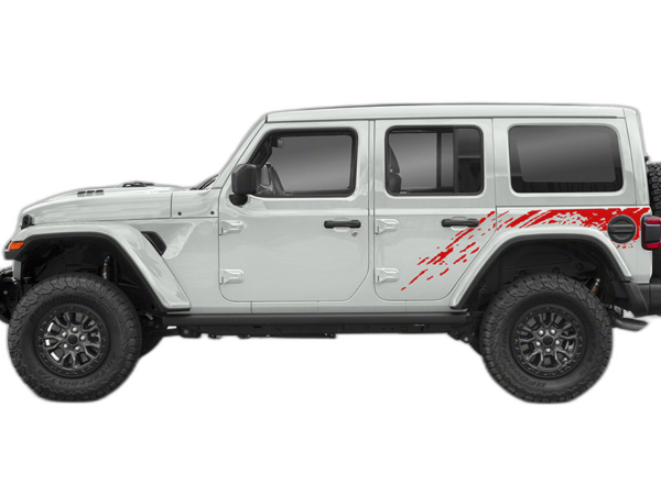 Side Back Splash Graphics for Jeep Wrangler JL