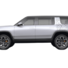 Side back topographic graphics decals compatible with Rivian R1S
