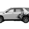 Side back wild bull graphics decals compatible with GMC Yukon