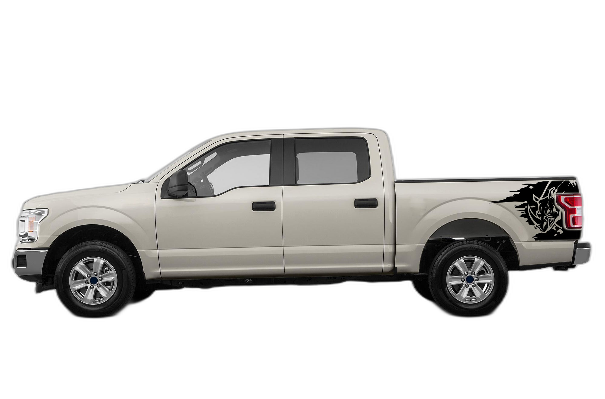 Side Bed Rhino Decals Graphics for Ford F150 2015-2020