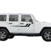 Side Direction Stripes Decals Graphics for Jeep Wrangler JK