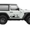 Side Door Mountain Graphics for Jeep Wrangler JL 2 Doors