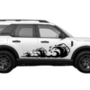 Side Door Wave Graphics for Ford Bronco Sport