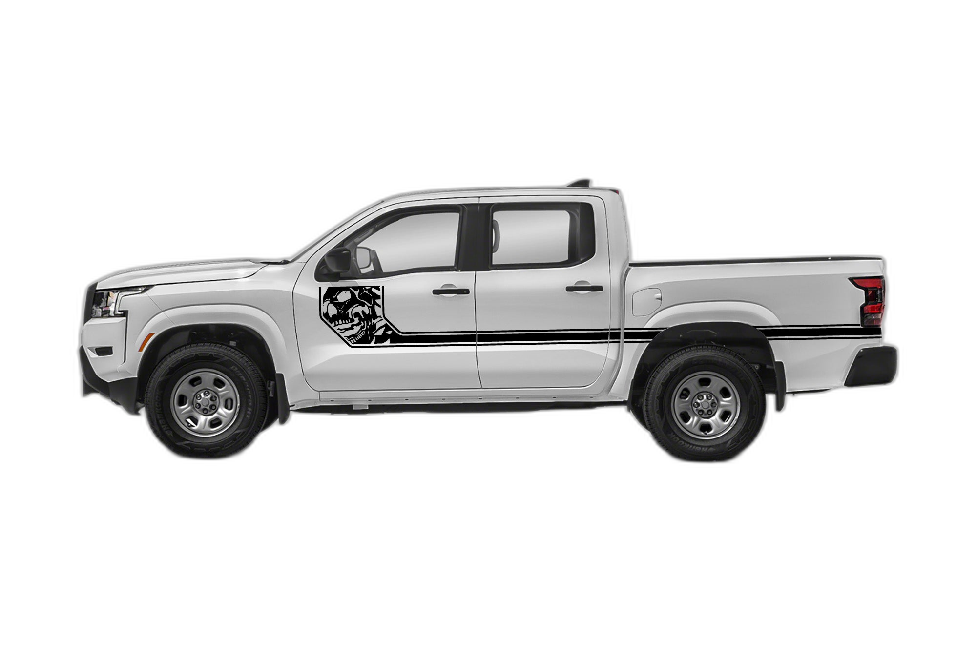 Side Line Nightmare Stripes Decals Graphics for Nissan Frontier