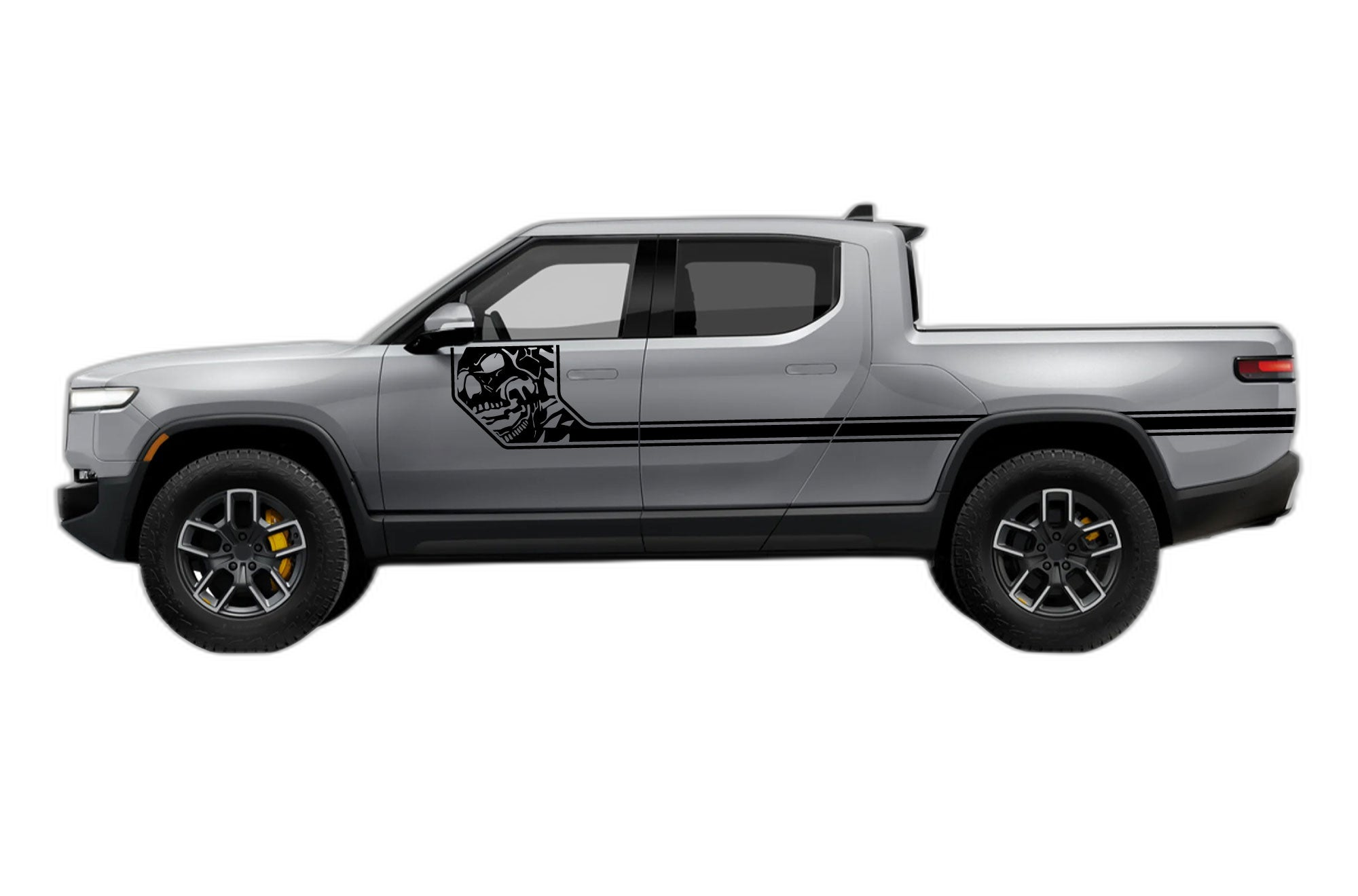 Side Line Nightmare Stripes Decals Graphics for Rivian R1T