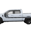 Side Line US Flag Stripes Decals Graphics for Ford F150