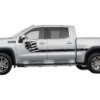 Side Line US Flag Stripes Decals Graphics for GMC Sierra