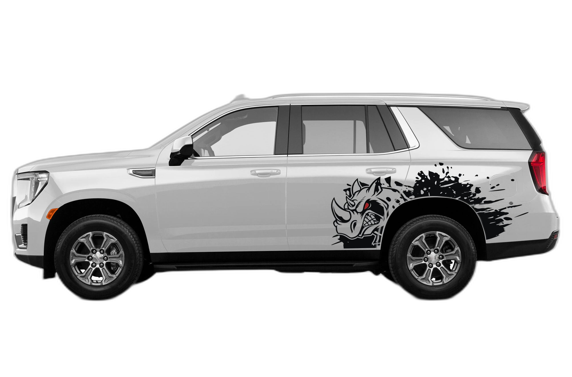 Side rhino splash graphics decals compatible with GMC Yukon
