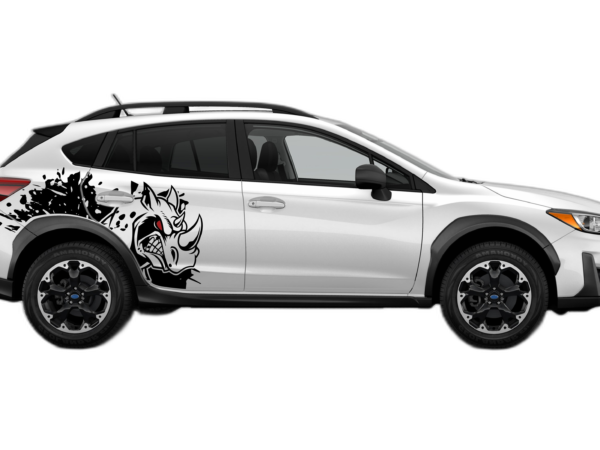 Side rhino splash graphics decals compatible with Subaru Crosstrek 2018-2023