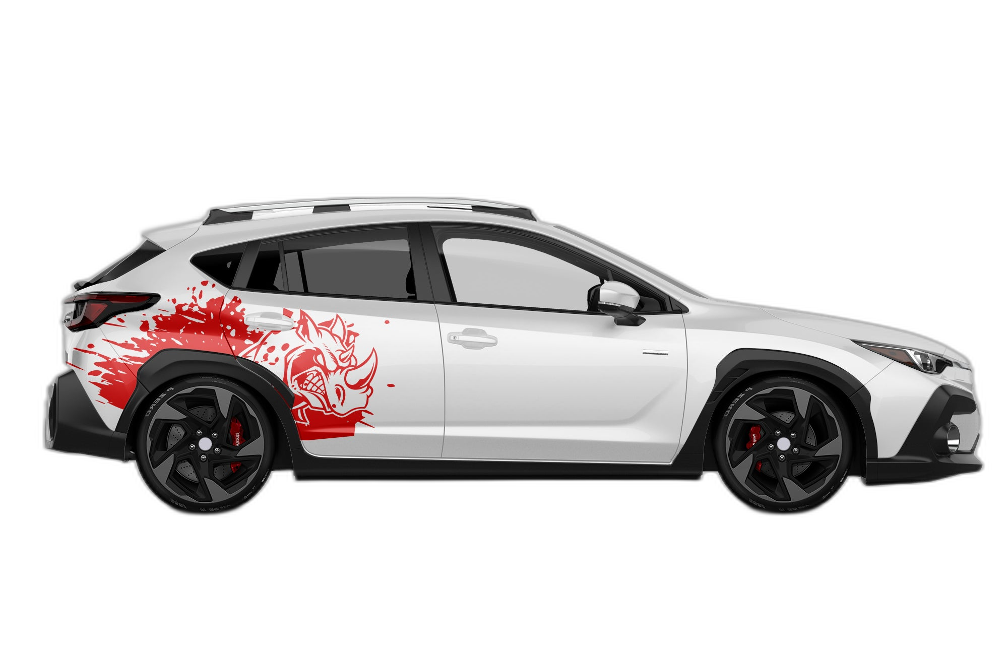 Side rhino splash graphics decals compatible with Subaru Crosstrek - Image 2