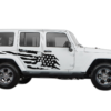 USA Flag Side Decals Graphics for Jeep Wrangler JK