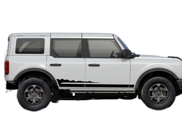 Side Wildtrak Style Graphics for Ford Bronco