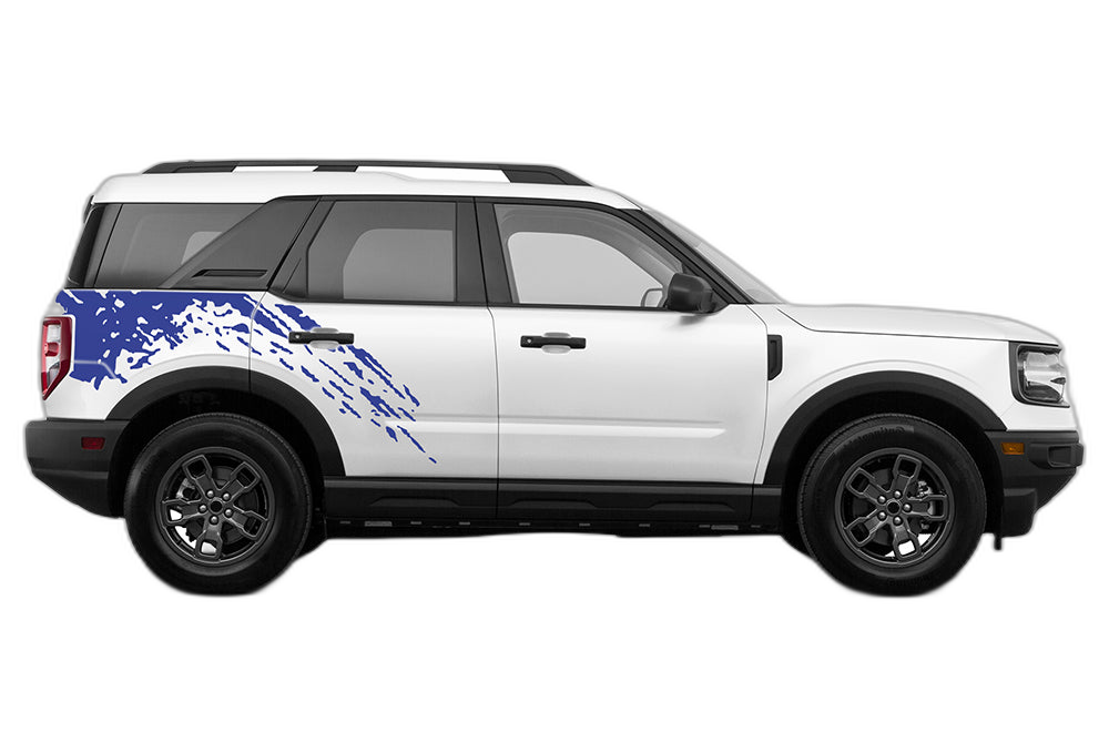 Side back splash graphics decals compatible with Ford Bronco Sport - Image 4