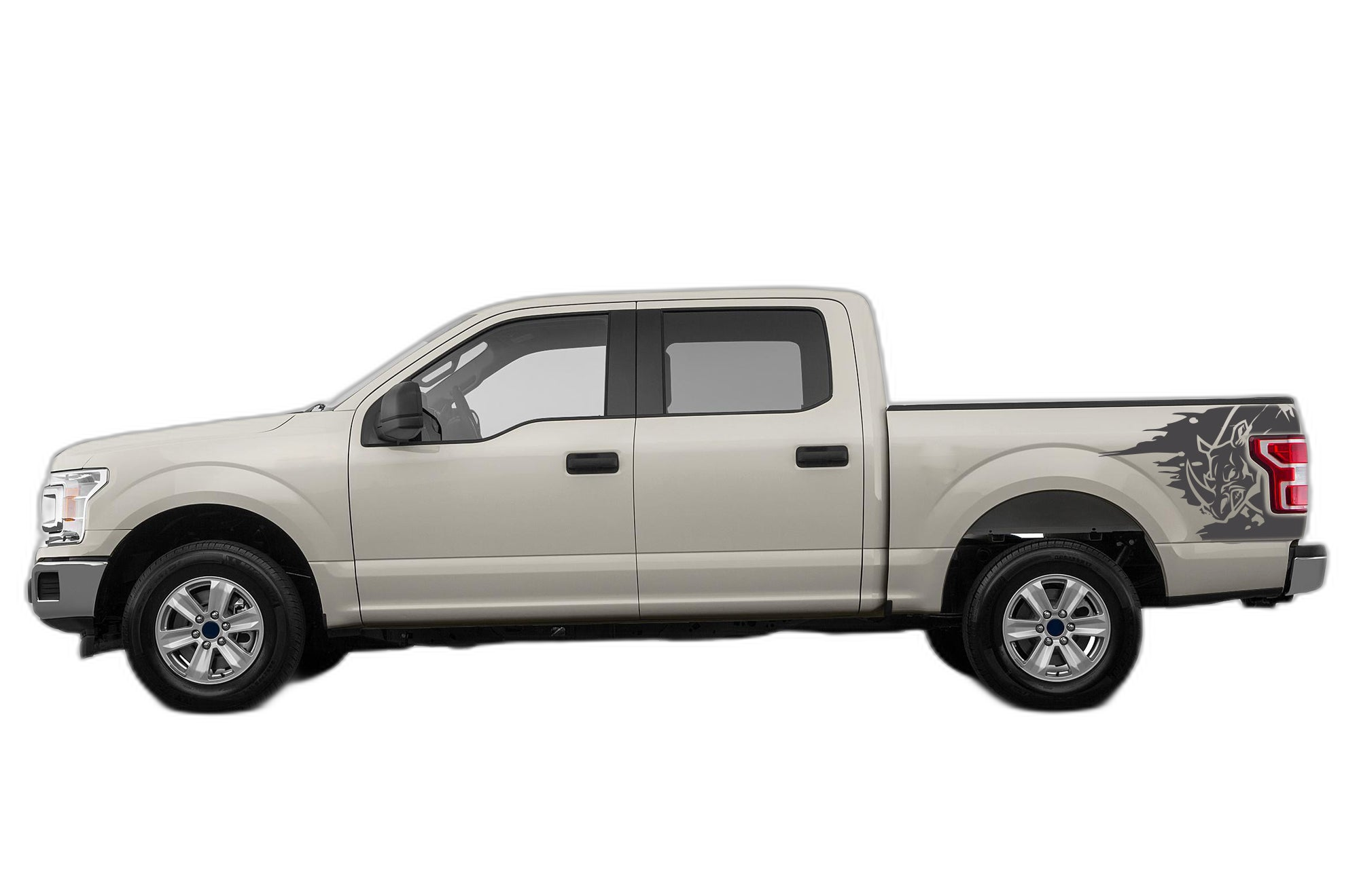 Side Bed Rhino Decals Graphics for Ford F150 2015-2020 - Image 3