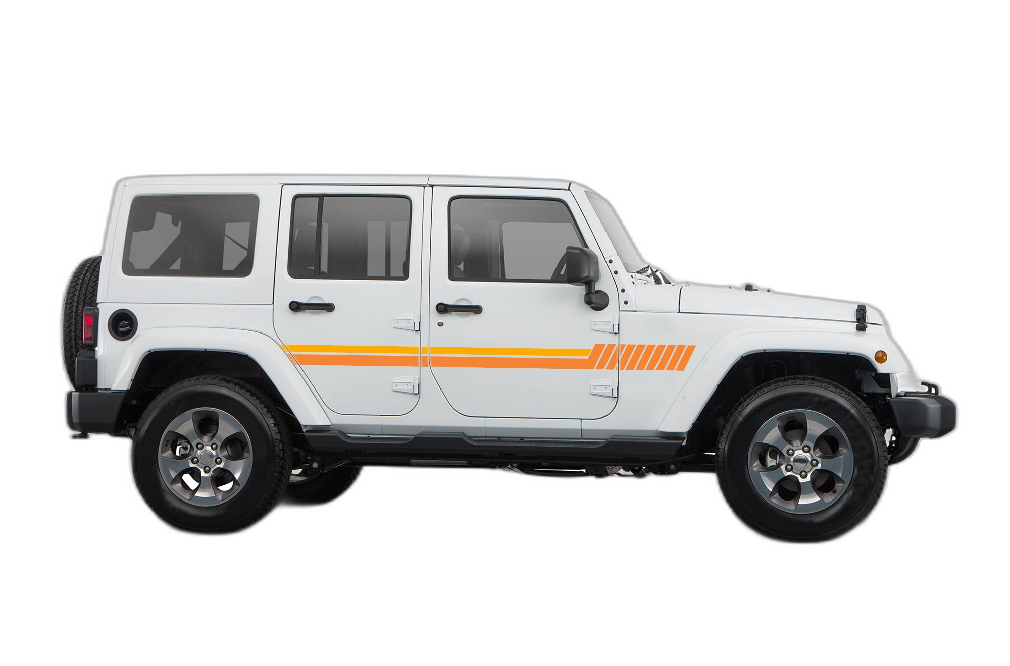 Side Hash Lines Stripes Graphics for Wrangler JK - Image 8