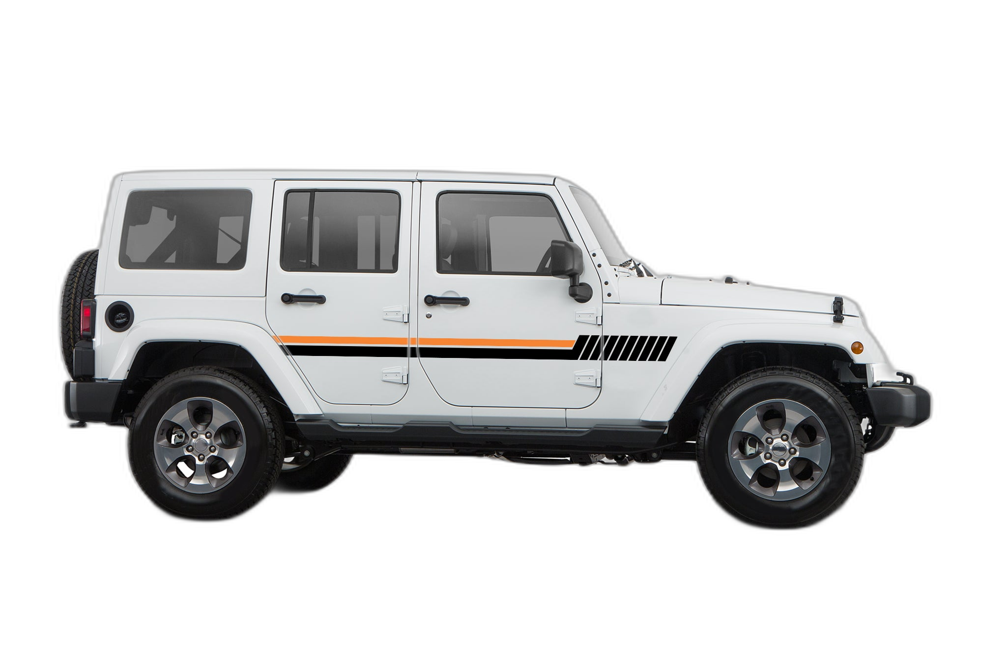 Side Hash Lines Stripes Graphics for Wrangler JK - Image 9