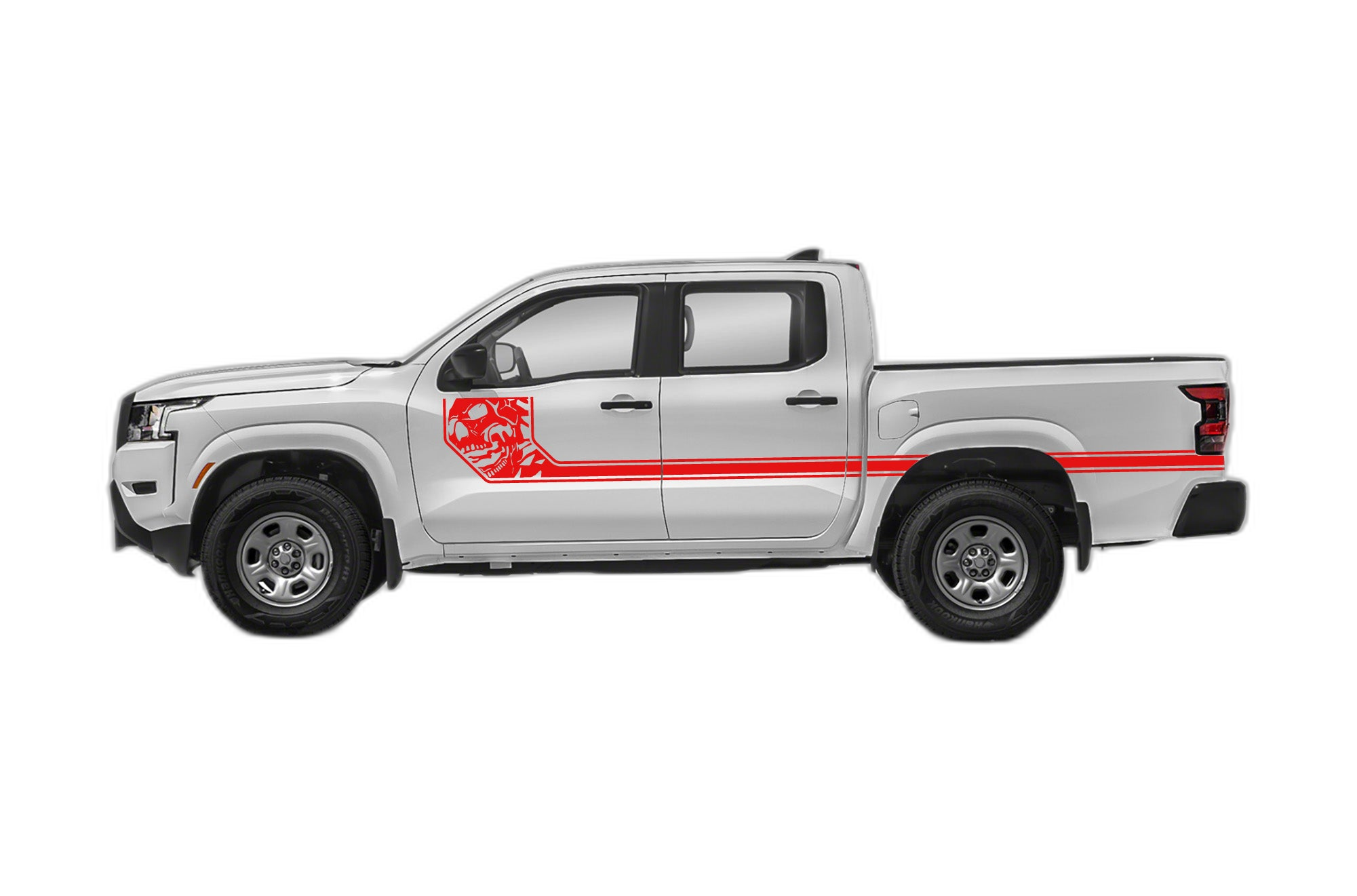 Side Line Nightmare Stripes Decals Graphics for Nissan Frontier - Image 2