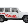 Side off-road climb decals graphics compatible with Jeep Wrangler JK