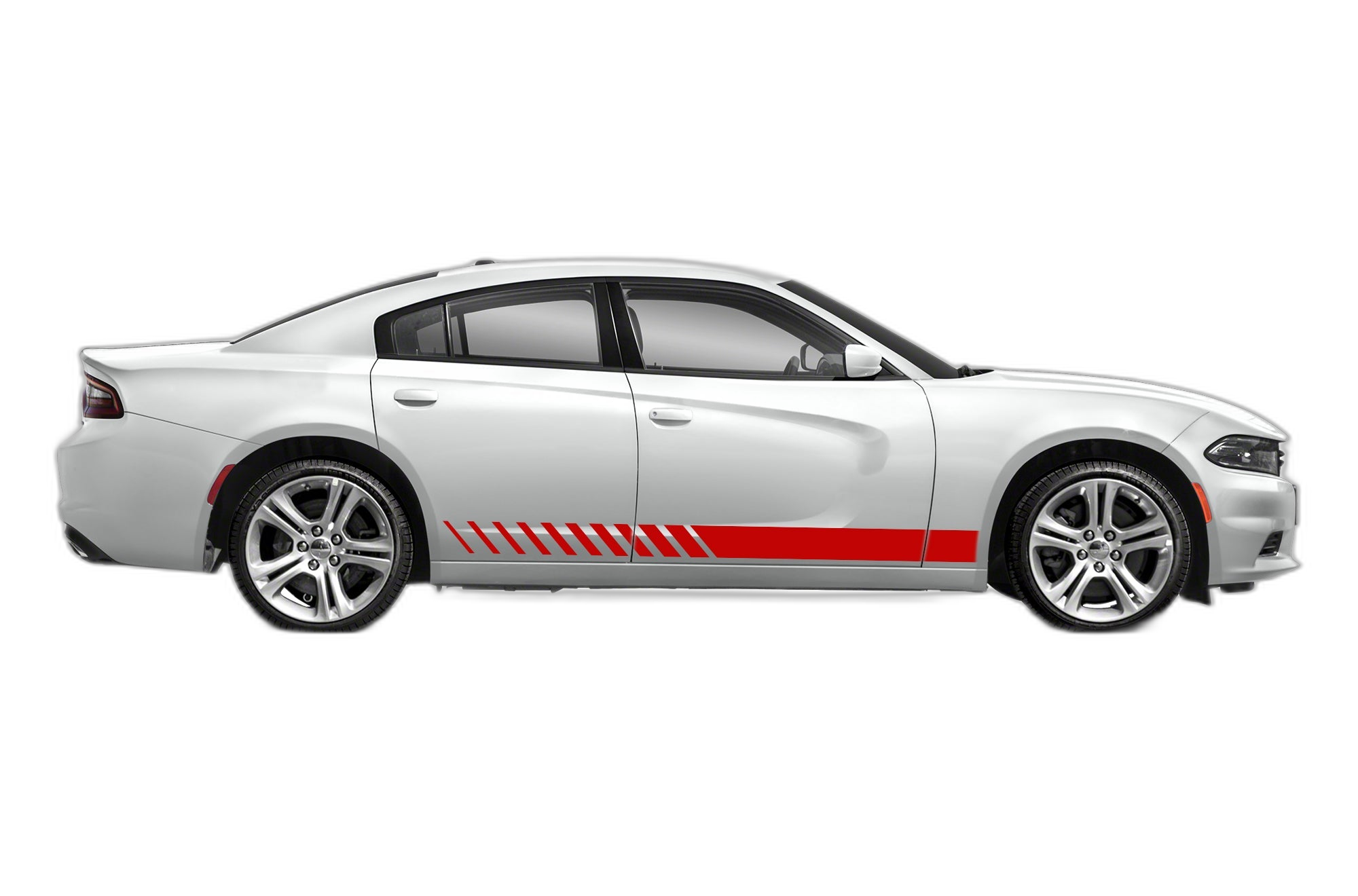Lower Side Racing Stripes Graphics for Dodge Charger 2011-2025 - Image 2