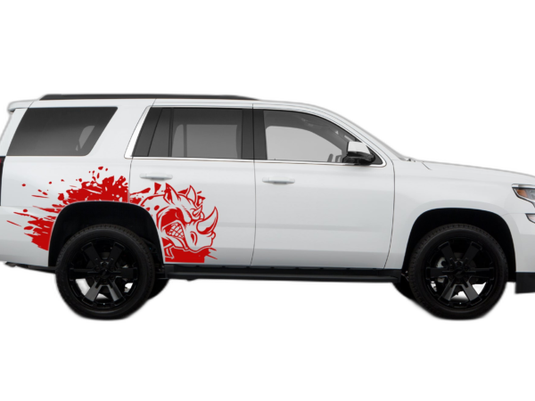 Side rhino splash graphics decals compatible with Chevrolet Tahoe 2015-2020
