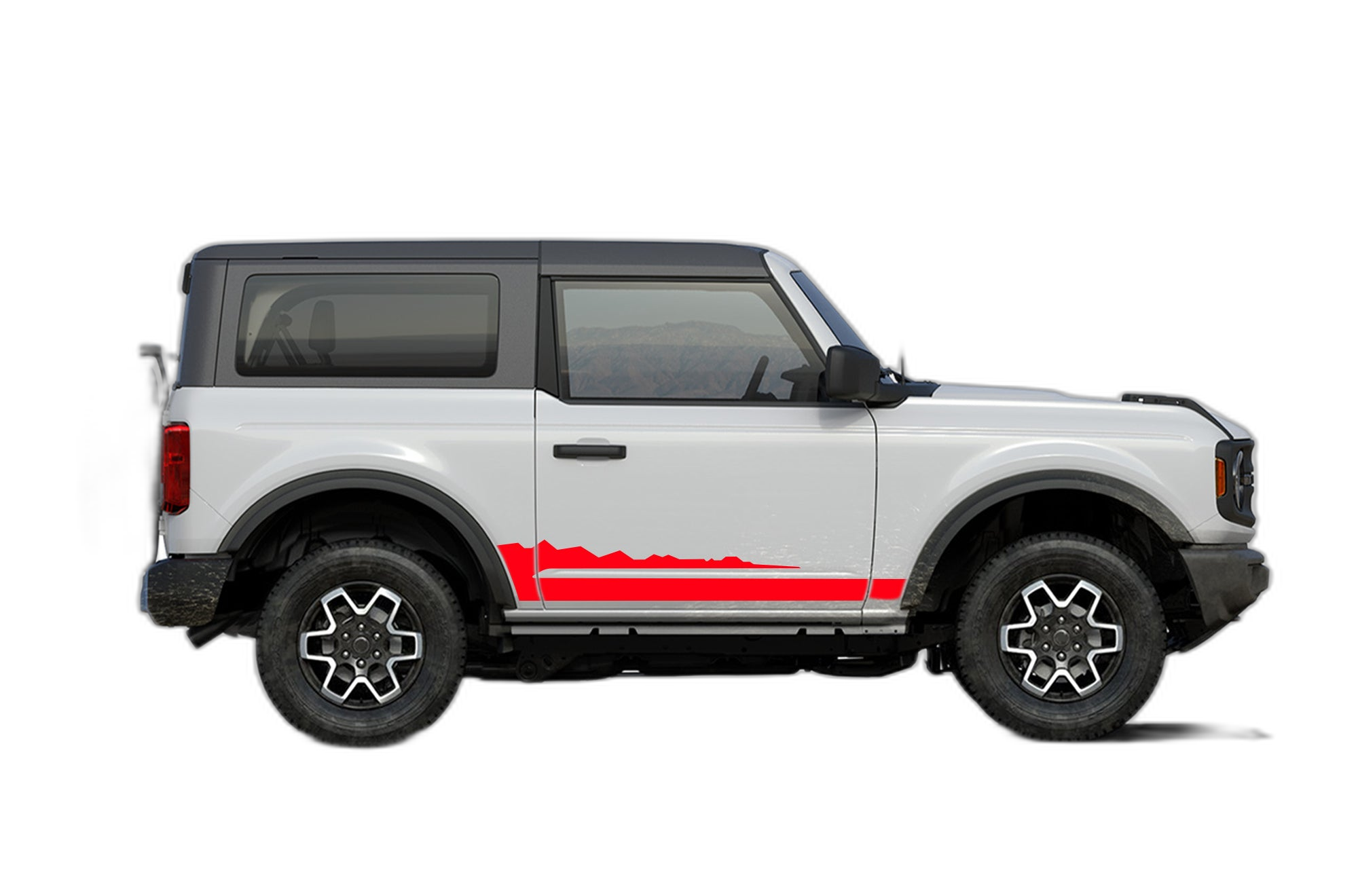 Side Wildtrak Style Decals Graphics for Ford Bronco 2 Doors - Image 3