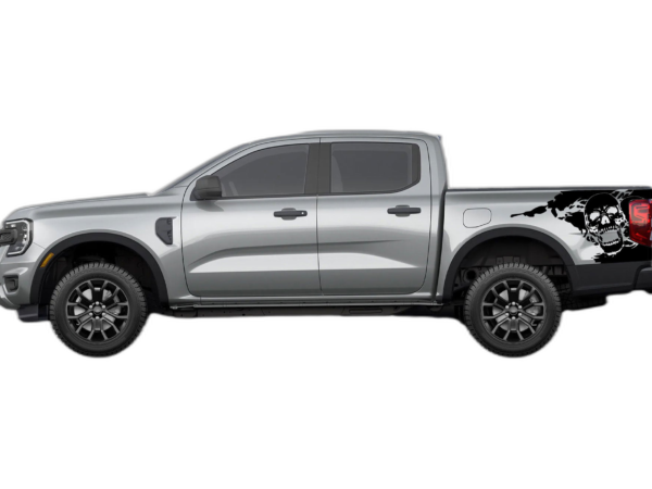 Skull Bed Decals and Side Graphics for Ford Ranger
