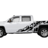Skull shredded decals graphics compatible with GMC Sierra 2014-2018