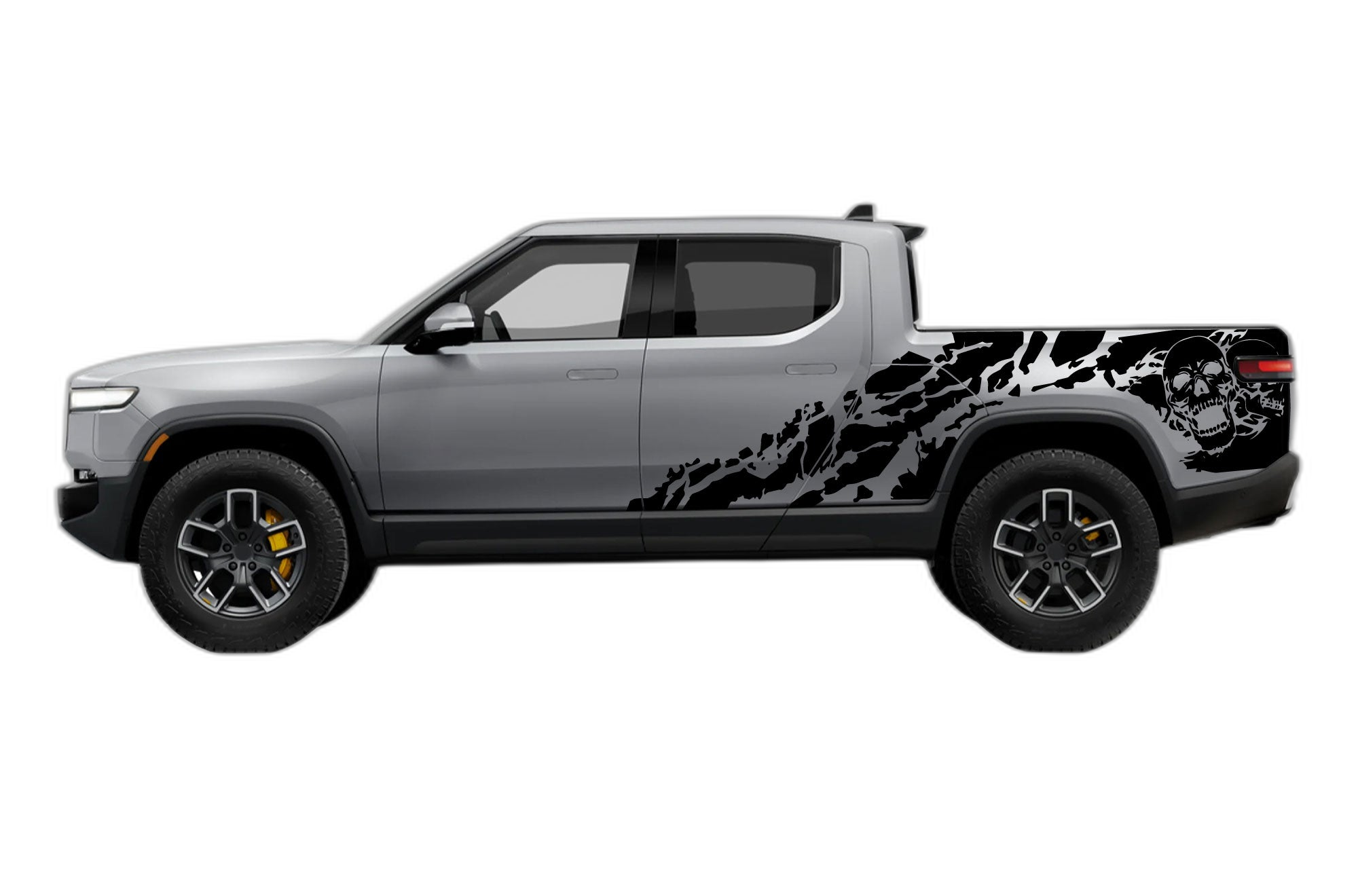 Skull Shredded Decals Graphics for Rivian R1T