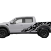 Skull shredded side decals graphics compatible with Ford F150 Raptor 2017-2020