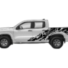 Skull shredded side decals graphics compatible with Nissan Frontier