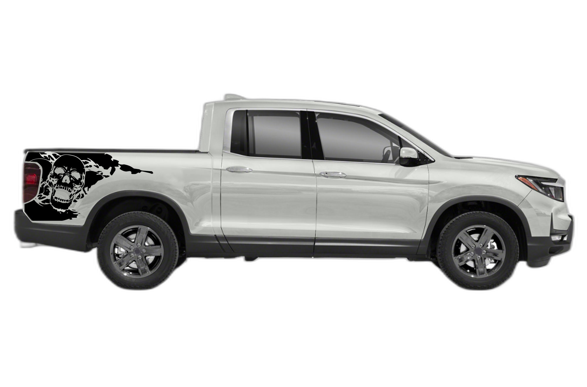 Skull Side Bed Decals Graphics for Honda Ridgeline